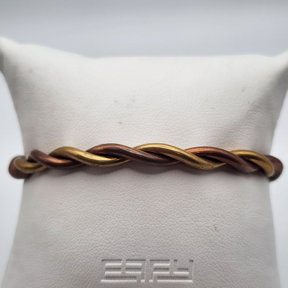 Michael Thompson Navajo Gold Tone & Copper Tone Twist Bracelet